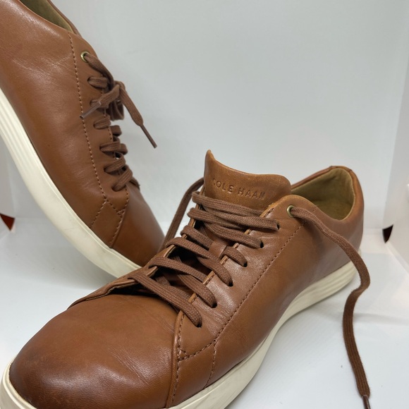 Cole Haan Grand.0s Men's Brown Leather Casual Sneaker 11 - Picture 10 of 12